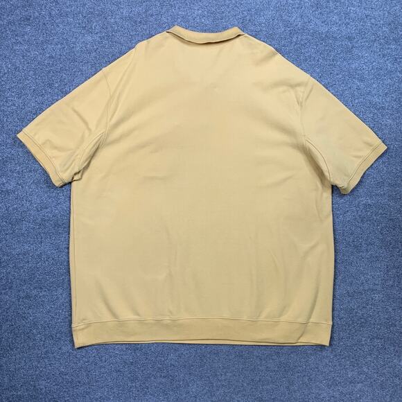 Duluth Trading Shirt Mens 3XL Yellow Flap Pocket Short Sleeve Cotton Collared - Picture 6 of 9